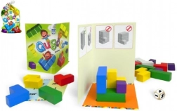 Qubolo Gesellschaftsspiel mit Holzwürfeln im Stoffbeutel