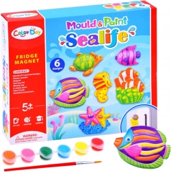 Kreativset Magnete mit Unterwassermotiven