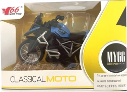 Motorrad mit Rückzugsmechanismus 1:14
