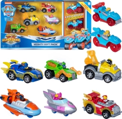 Paw Patrol Mighty Pups Geschenkset mit 8 Metallfahrzeugen True Metal