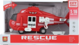 Feuerwehr-Helikopter mit Batterie, Licht und Sound