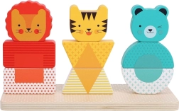 Petit Collage Holzpuzzle mit Tieren