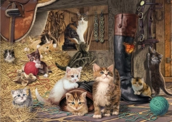 Puzzle Geheimnisvolle Katzen 1000 Teile Secret Collection