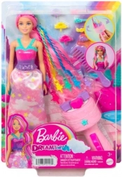 Barbie Prinzessin mit Frisiergerät für gedrehte Strähnen