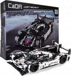 Bausteine CADA Sport-Rennwagen 48 cm, schwarz, 1586 Teile