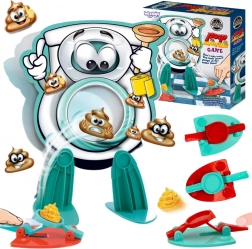 Woopie Familienspiel Geschicklichkeit Poo-Schießen in die Toilette