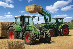 Puzzle SCHMIDT – Traktoren FENDT 724 Vario und FENDT 716 Vario, 100 Teile