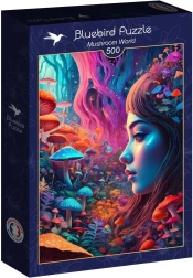 Puzzle Welt der Pilze 500 Teile BLUEBIRD