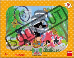 Puzzle Der kleine Maulwurf – Reparateur – Einlegepuzzle mit Spezialformen, 15 Teile