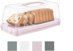 Rechteckige Tortentransportbox Hobby Life Elegant mit Deckel und Griff