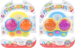 Batteriebetriebenes Trommelspielzeug für die Kleinsten mit Lichtern und Geräuschen