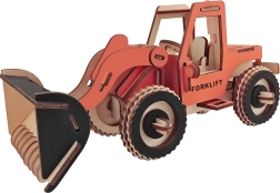 Holz 3D-Puzzle Bagger