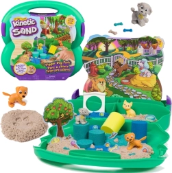 Kinetic Sand Diggin’ Dog Park tragbares Set mit Sand und Hündchen