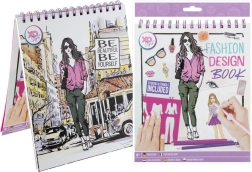 Kreativset Modedesignerin – Skizzenbuch mit Schablonen und Aufklebern