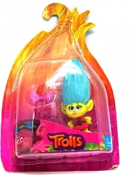 TROLLS Figur mit langen Haaren 8 cm