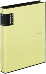 A4-Ordner PASTELINI gelb, 4-Ring laminiert