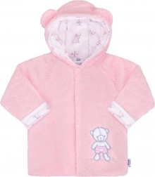 Winter-Babyjacke New Baby Nice Bear rosa