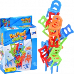 Balancierendes Tischspiel Fallende Stühlchen – 24 Stk.