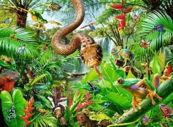 Ravensburger Puzzle Reptile Resort 300 Teile