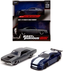 Zwillingspack Modella Autos Ford Mustang GT350 und Plymouth Road Runner aus Fast & Furious