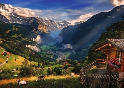 Trefl Puzzle Photo Odyssey: Lauterbrunnen, Schweiz 1000 Teile