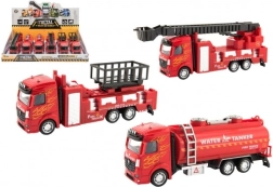 Feuerwehrauto mit Rückziehmotor