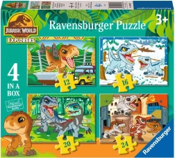 Puzzle Jurassic World 4-in-1 für Kinder (12, 16, 20, 24 Teile) RAVENSBURGER