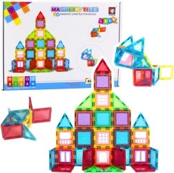 Magnetisches 3D-Konstruktionsset – Lernset mit 45 Teilen