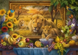 Dino Puzzle Löwen 1000 Teile