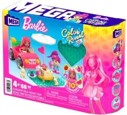 Konstruktionsset Barbie Color Reveal pinkes Cabrio mit Picknick