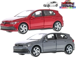 Metallmodellauto Volkswagen Golf 8 GTI mit Rückzugsmotor
