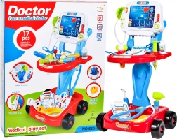 Mobiles Ärzte-Set mit Batterien – blau