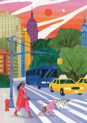 Puzzle Spaziergang durch New York 500 Teile