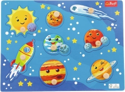 Holz-Steckpuzzle Kosmos, 8 Teile