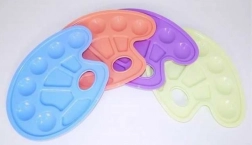 KOH-I-NOOR Farbpalette, 6 Mulden, pastell