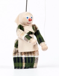 Gerlich Holzmarionette Oma Anežka 12 cm