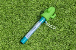 Schwimmendes Poolthermometer in Kaktusform
