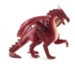 Mojo Roter Drache Figur Deluxe