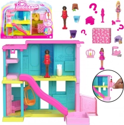 Mattel Mini Barbie Land Haus mit Püppchen, Haustier und Zubehör