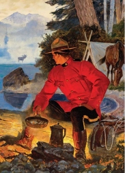 EUROGRAPHICS Puzzle Morgen am Lagerfeuer 1000 Teile