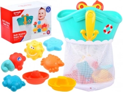 Spielzeugorganisator für das Badezimmer in Schiffsform