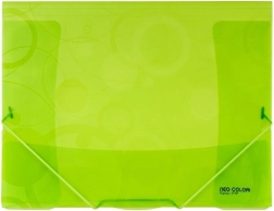 Mappe mit Gummiband A4 NEO COLORI grün