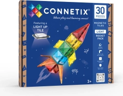 CONNETIX Leuchtendes Raketen-Set, 30 Teile