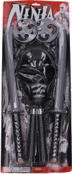 Ninja-Set: Maske und fünf Waffen für Kinder
