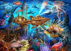 Puzzle Unterwasserstadt 1500 Teile BLUEBIRD