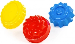 Kunststoff-Backförmchen für Sandkuchen, 3 Stk. POLESIE