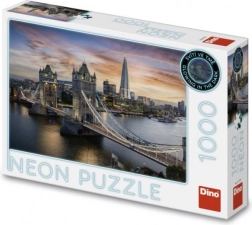 Neonpuzzle Dämmerung über der Tower Bridge 1000 Teile