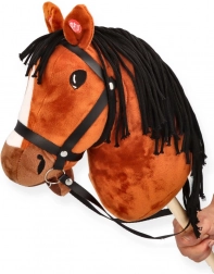 Hobby Horse Brauner auf Stab für Kinder