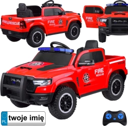 Elektrisches Kinderauto RAM Fire & Rescue mit Blaulicht