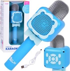 Kabelloses Kinder-Karaoke-Mikrofon mit Bluetooth und Aufnahme – Rosa